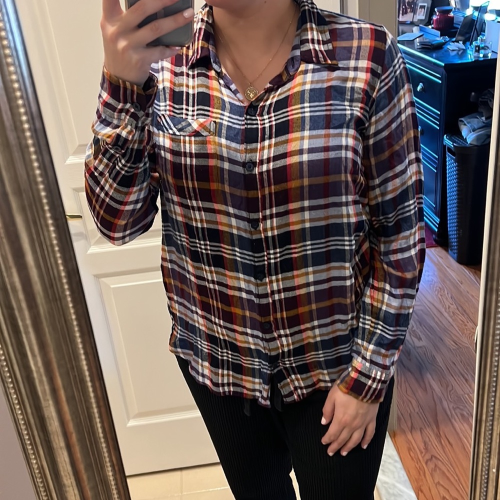Lucky Brand Women’s Flannel Shirt Medium